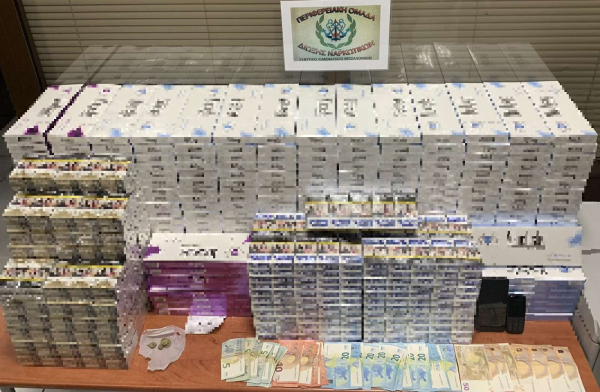 Συλλήψεις στη Θεσσαλονίκη για λαθραία τσιγάρα και ναρκωτικά
