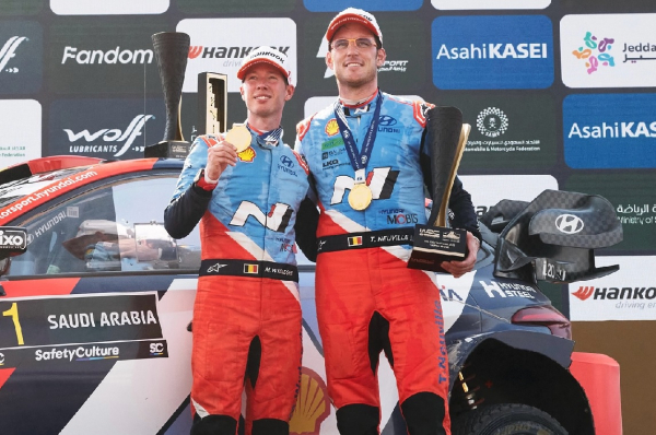 Hyundai Motorsport: Κατέκτησε εντυπωσιακό διπλό βάθρο στο Ράλι Σαουδικής Αραβίας