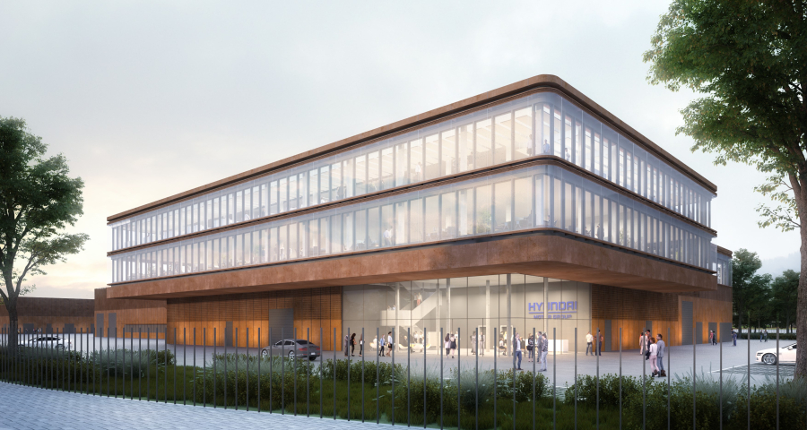 Ξενικά η κατασκευή του νέου State-of-the-Art Ερευνητικού Κέντρου της Hyundai Motor Europe