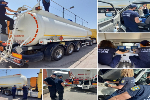 Μεγάλο χτύπημα της ΑΑΔΕ σε δίκτυο λαθρεμπόρων με χημικούς διαλύτες (εικόνες)