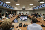 Έγραψαν συνθήματα στο κέντρο επιχειρήσεων της Πολιτικής Προστασίας μέλη του Ρουβίκωνα