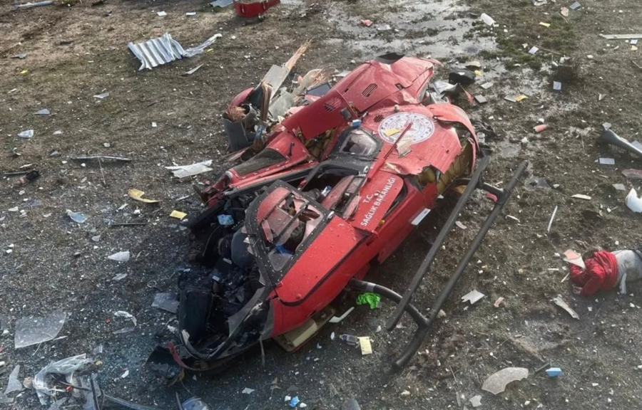 Τουρκία: Συνετρίβη ελικόπτερο σε προαύλιο νοσοκομείου - Τουλάχιστον 4 νεκροί