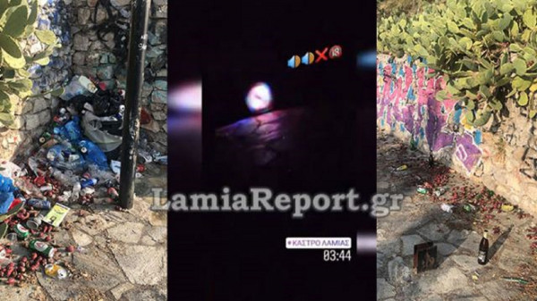 Λαμία: Πάρτι με πάνω από 100 άτομα στο Κάστρο (pics&vid)