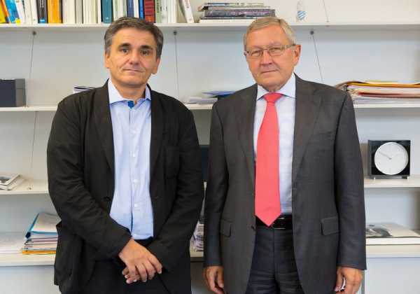 Χρέος και επενδύσεις στο τραπέζι της συνάντησης Τσακαλώτου με Ρέγκλινγκ και Χόγιερ