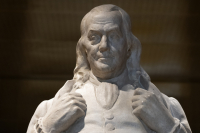 Το ρητό της ημέρας από τον Βενιαμίν Φραγκλίνο: «Το χρήμα ποτέ δεν έκανε τον άνθρωπο ευτυχισμένο. Όσο περισσότερο έχει κανείς, τόσο περισσότερο θέλει»