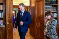 Τελευταία συνάντηση Κ. Μητσοτάκη με ΠτΔ Κ. Σακελλαροπούλου: Έχετε αφήσει το δικό σας ξεχωριστό αποτύπωμα