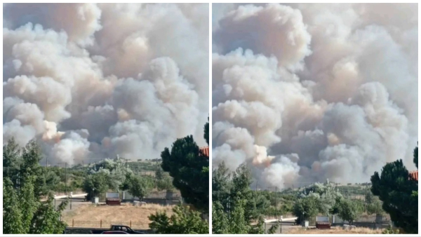 Φωτιά στα Δερβενοχώρια: Νέο μήνυμα του 112 -Μάχη να μην περάσει η φωτιά στην Πάρνηθα -Κλειστοί οι δρόμοι
