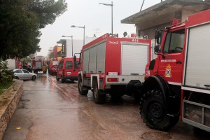 Φωτιά σε κτίριο στο κέντρο της Αθήνας