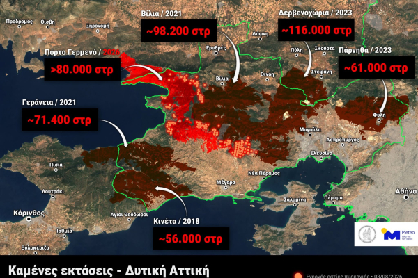 Λαγουβάρδος για φωτιές: Πάνω από 480.000 στρέμματα κάηκαν τα τελευταία 9 χρόνια