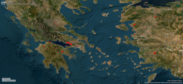 Που έχει φωτιά τώρα - live χάρτης από τις πυρκαγιές σήμερα