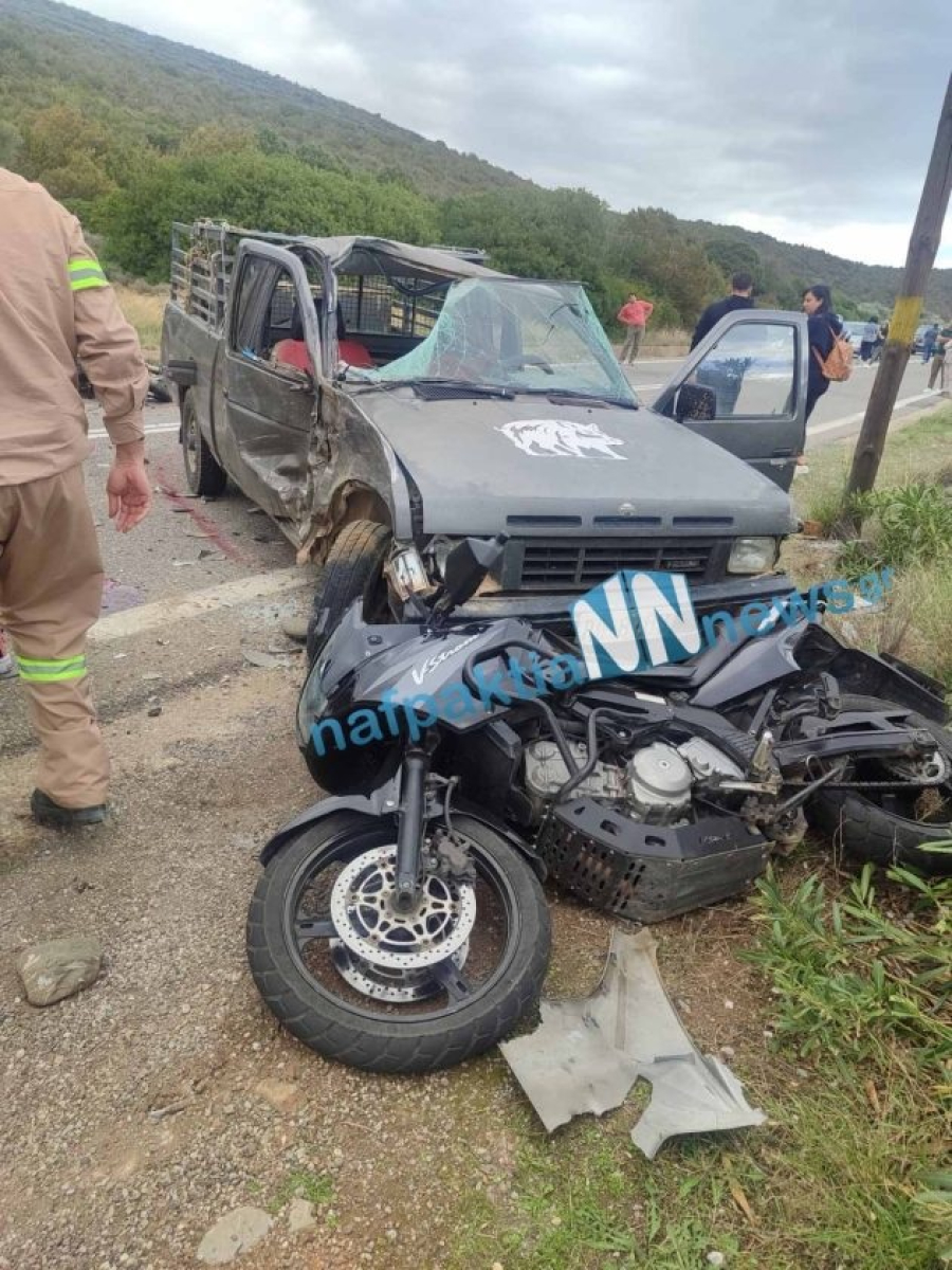 Τραγωδία στον Άγιο Νικόλαο Φωκίδας: Ένας νεκρός από τη σύγκρουση δύο μηχανών με αγροτικό
