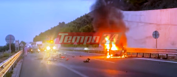 Αχαΐα: Δύο οι νεκροί στο τρομακτικό τροχαίο στην εθνική οδό Αθηνών - Πατρών