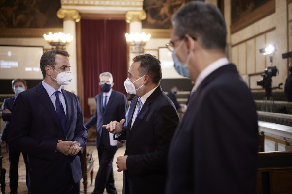 Μητσοτάκης στη βράβευση Τζον Κέρι: Η Ελλάδα τιμά τη διαρκή προσήλωση των ΗΠΑ στην ιδέα της Ελευθερίας