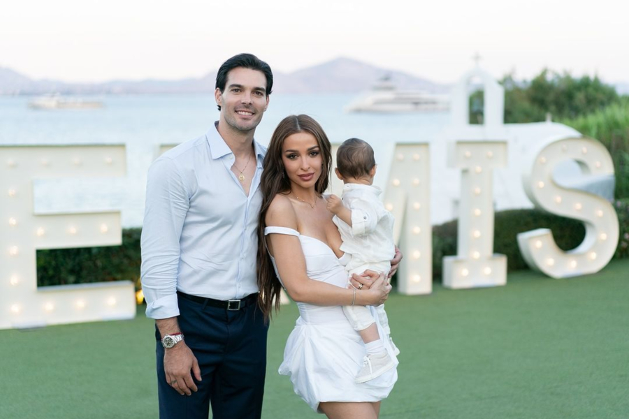 Φουρέιρα- Μποτία: Φωτογραφίες και βίντεο από τη βάπτιση του γιου τους, Ερμή