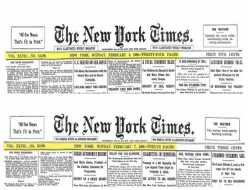 New York Times: Είχε λάθος στο εξώφυλλο εδώ και 100 χρόνια!