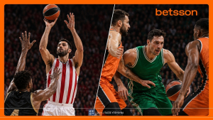 Betsson: Ολυμπιακός - Μονακό και Βαλένθια-Παναθηναϊκός πράξη δεύτερη με κορυφαίες Ενισχυμένες Αποδόσεις!