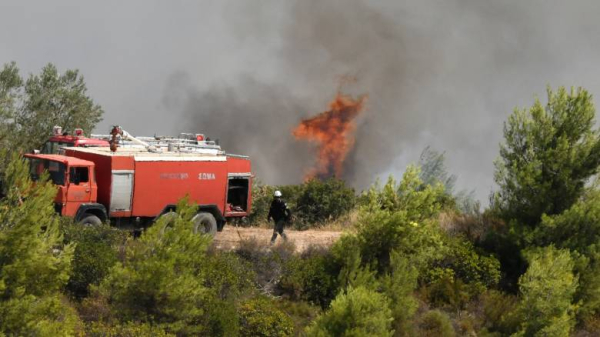 Φωτιά τώρα στην Πλαταριά Θεσπρωτίας, ρίψεις από 2 εναέρια