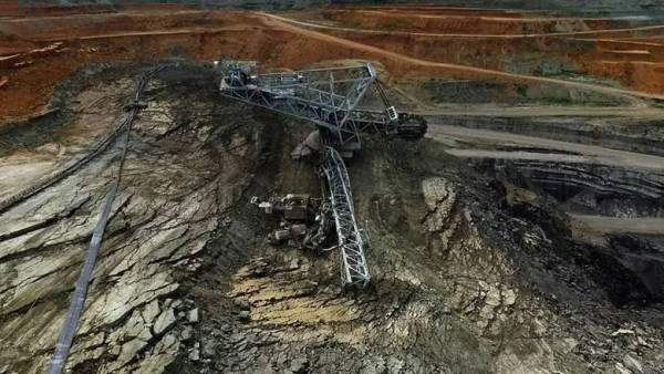 Κατολίσθηση ορυχείου στην Κοζάνη - Δεν κινδύνευσαν οι εργαζόμενοι