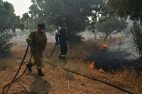 Φωτιά τώρα στη Λήμνο - Μήνυμα 112 για ετοιμότητα