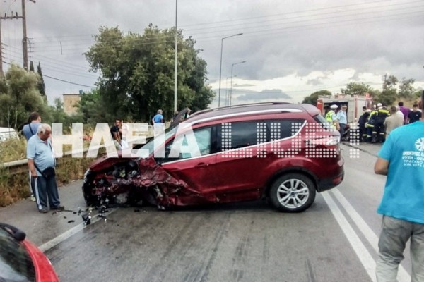 Πύργος: Σοκάρουν οι εικόνες από καραμπόλα - Επιχείρηση απεγκλωβισμού επιβατών (pics)