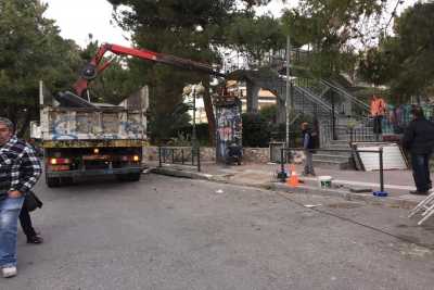 Νέα επιχείρηση για τις παράνομες διαφημιστικές πινακίδες απο τον Δήμο Ηρακλείου Αττικής