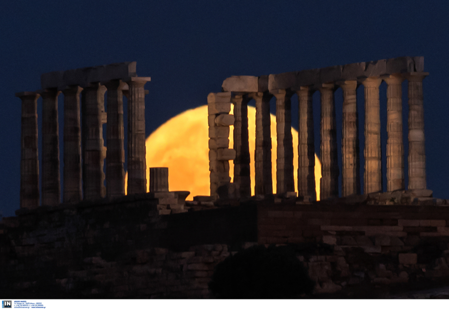 Πανσέληνος Ιουνίου 2024: Συγκλονίζουν οι εικόνες από το μαγευτικό Σούνιο