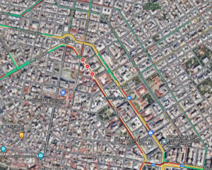 Κλειστοί δρόμοι τώρα στην Αθήνα (Χάρτης)