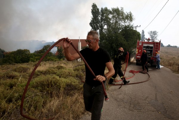 Κοντά στον οικισμό Περιστέρι η φωτιά που εκδηλώθηκε στο Κρυονέρι Αμαλιάδας