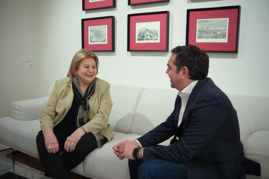 Συνάντηση Τσίπρα - Κατσέλη: Η υποψηφιότητά της εκπέμπει το μήνυμα της ενότητας