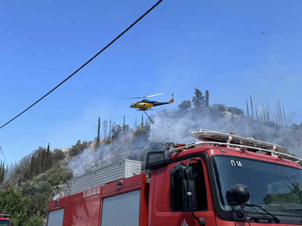 Φωτιά τώρα στην Κέρκυρα