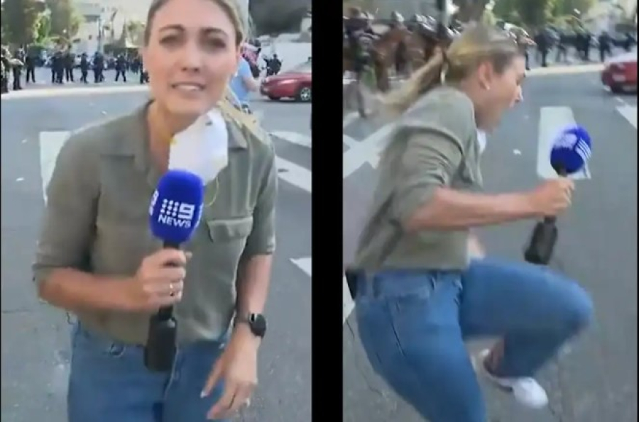 Λος Άντζελες: Αστυνομικός χτυπά με πλαστική σφαίρα Αυστραλή δημοσιογράφο - Η αντίδραση της Αυστραλίας