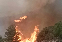 Φωτιά τώρα στη Λευκάδα - Εστάλη 112