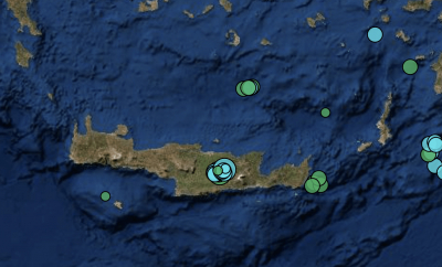 Κρήτη: Νέοι σεισμοί ταρακούνησαν τα ξημερώματα το Αρκαλοχώρι