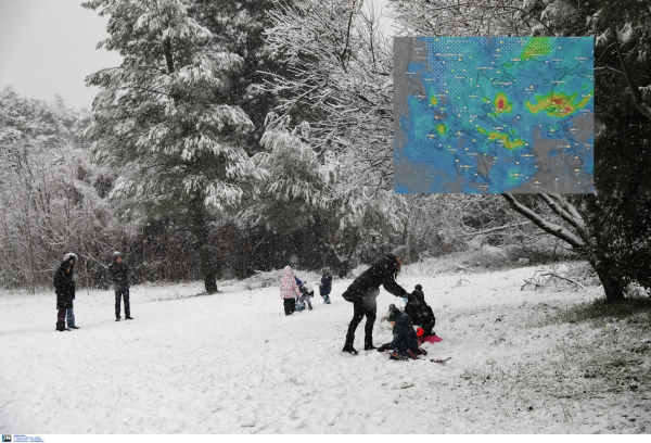 Δύσκολο το επόμενο 48ωρο: Live η πορεία του καιρού με βροχές, κρύο και χιόνια - Σε ισχύ το έκτακτο δελτίο καιρού