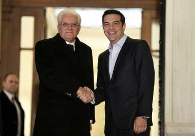 Τσίπρας - Ματαρέλα: Μας ενώνουν οι κοινές προκλήσεις