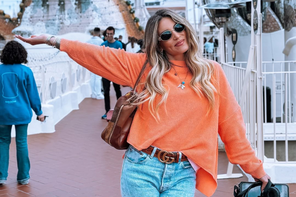 Αθηνά Οικονομάκου: Φωτογραφίες από το ταξίδι της στη Βαρκελώνη με τον Μπρούνο Τσερέλα