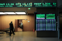 Θετικό κλείσιμο με αυξημένο τζίρο στο Χρηματιστήριο Αθηνών