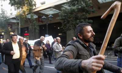 Ένταση από αγρότες στην Κομοτηνή