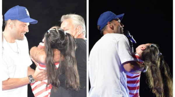 Ρίγη συγκίνησης σκόρπισε ο Αργυρός: Τραγούδησε αγκαλιά με κοριτσάκι με μυϊκή ατροφία (Βίντεο)