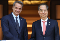 Συνάντηση Μητσοτάκη με τον πρωθυπουργό της Κορέας, στο «τραπέζι» η προοπτική ενίσχυσης της διμερούς οικονομικής συνεργασίας