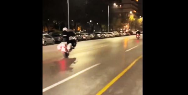 ΕΔΕ για τη «σούζα» του αστυνομικού με την υπηρεσιακή μηχανή στη Θεσσαλονίκη