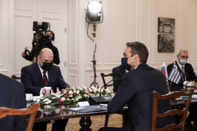 Για τουρισμό και κορονοϊό συζήτησε με τον ρώσο πρωθυπουργό Μισούστιν ο Κυριάκος Μητσοτάκης
