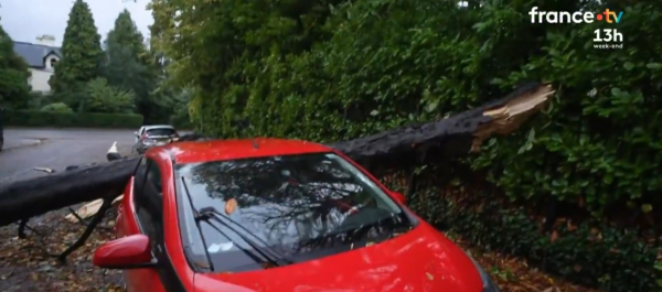 Δύο νεκροί από την καταιγίδα «Έιμι» που πλήττει τη βορειοδυτική Γαλλία (βίντεο)