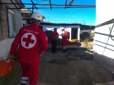 Σεισμός Ελασσόνα: Κλιμάκια του Ελληνικού Ερυθρού Σταυρού συμμετέχουν σε απεγκλωβισμούς κατοίκων